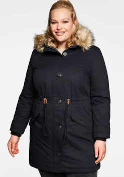 Parka mit Kapuze und Teddyfutter