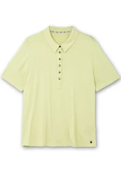 Poloshirt mit Metall-Druckknöpfen