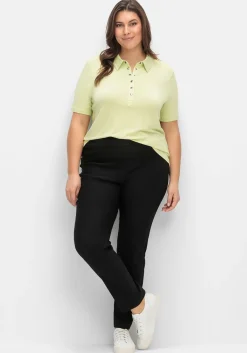 Poloshirt mit Metall-Druckknöpfen