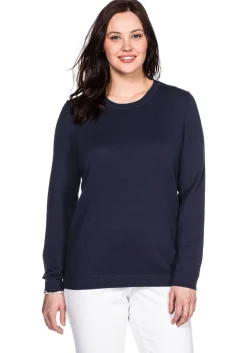 Pullover aus Feinstrick mit Rundhalsausschnitt