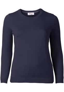 Pullover aus Feinstrick mit Rundhalsausschnitt