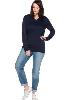 Pullover aus Feinstrick mit V-Ausschnitt