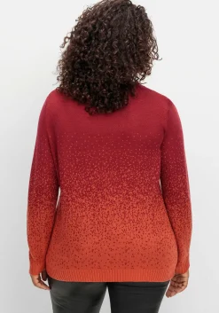 Pullover im Jacquardstrick, mit Farbverlauf