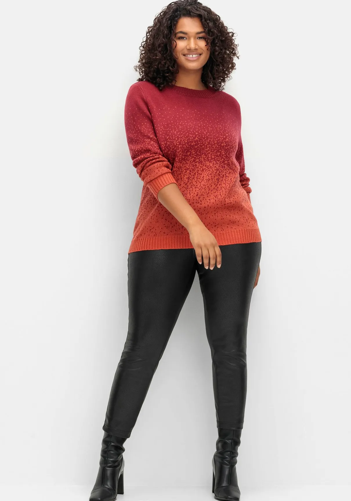 Pullover im Jacquardstrick, mit Farbverlauf