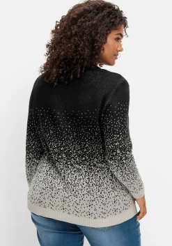 Pullover im Jacquardstrick, mit Farbverlauf