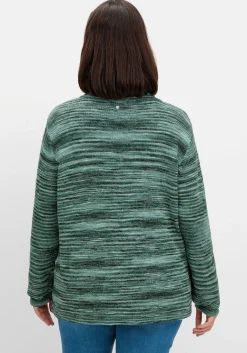 Pullover in Flammgarn-Struktur