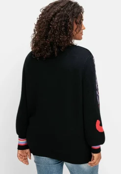 Pullover mit Animalmotiv und Ballonärmeln