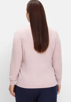 Pullover mit gerippten Abschlüssen