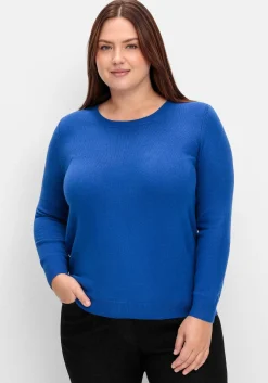 Pullover mit gerippten Abschlüssen