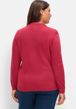 Pullover mit raffiniertem V-Ausschnitt