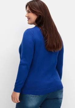 Pullover mit raffiniertem V-Ausschnitt