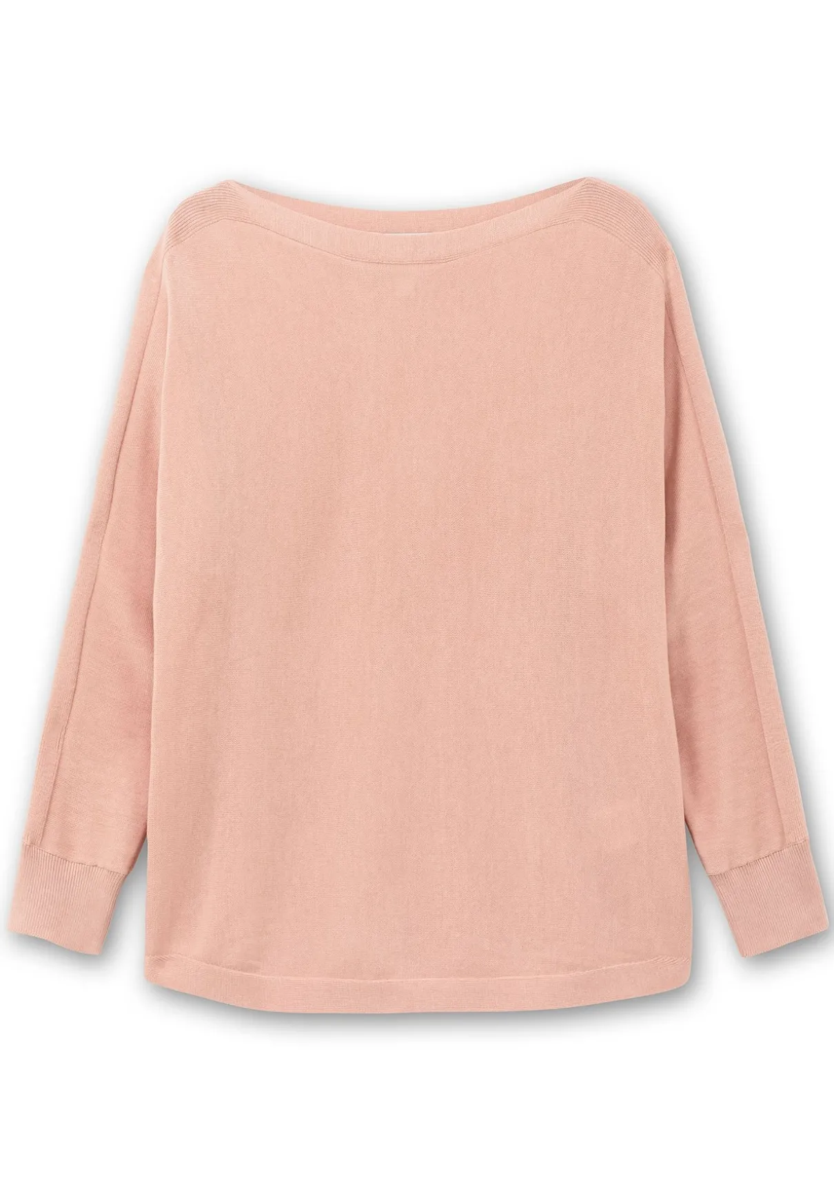 Pullover mit U-Boot-Ausschnitt