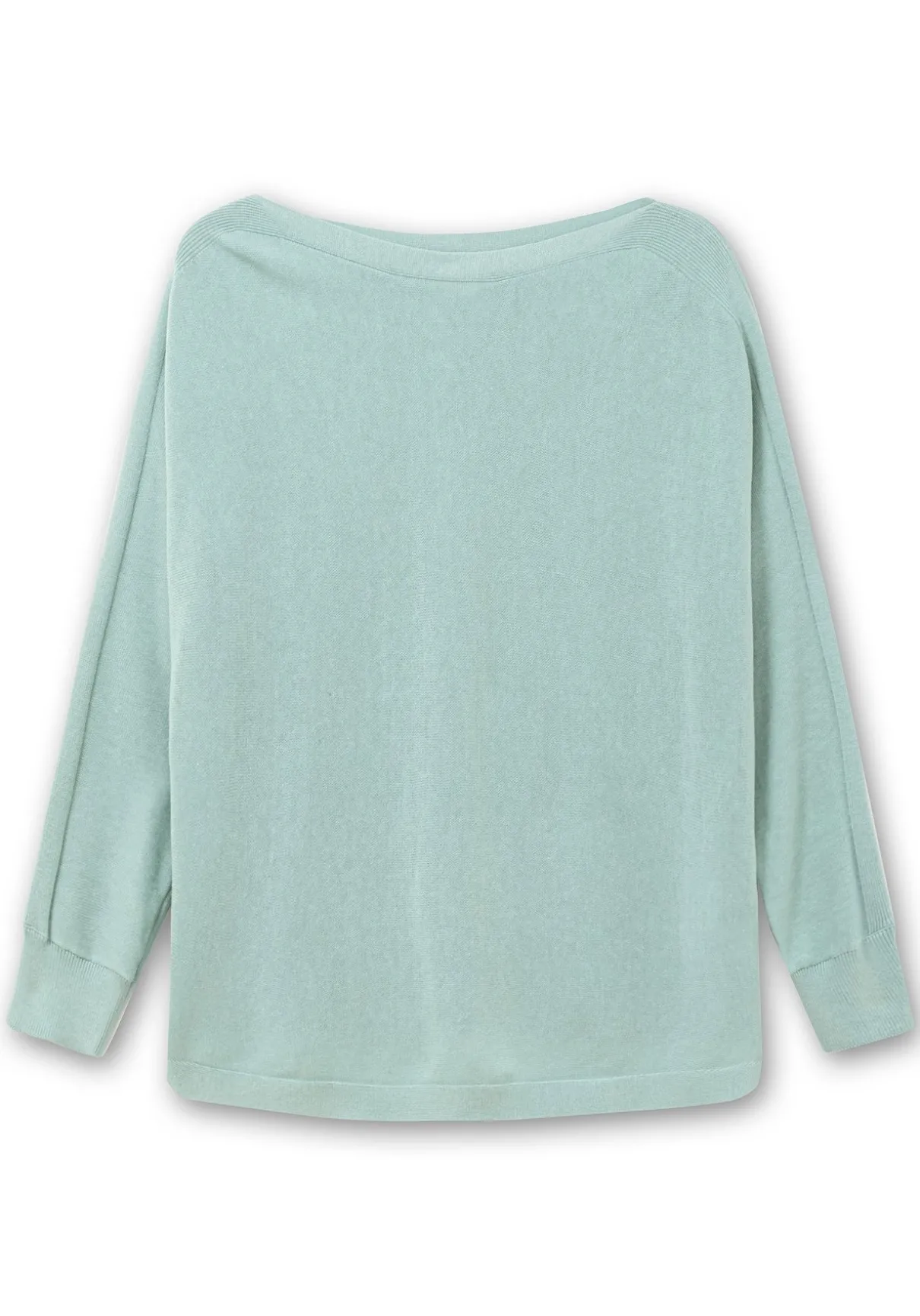 Pullover mit U-Boot-Ausschnitt