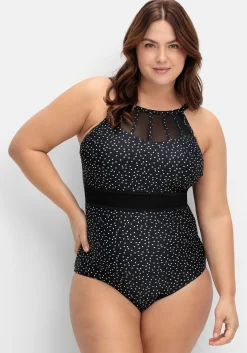 Raffinierter Badeanzug mit Shaping-Effekt