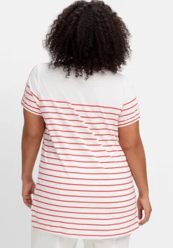 Ringelshirt mit Kontrastdetails