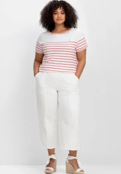 Ringelshirt mit Kontrastdetails