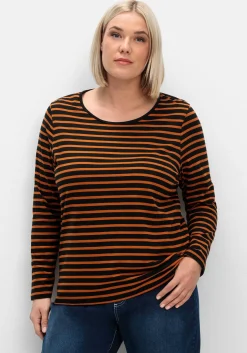 Ringelshirt mit Rundhalsausschnitt