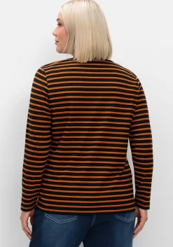 Ringelshirt mit Rundhalsausschnitt