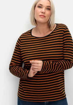 Ringelshirt mit Rundhalsausschnitt