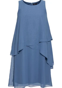 Ärmelloses Cocktailkleid im Lagenlook