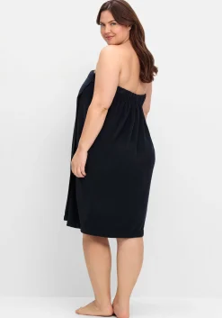 Saunatuch mit Klettverschluss und Tasche