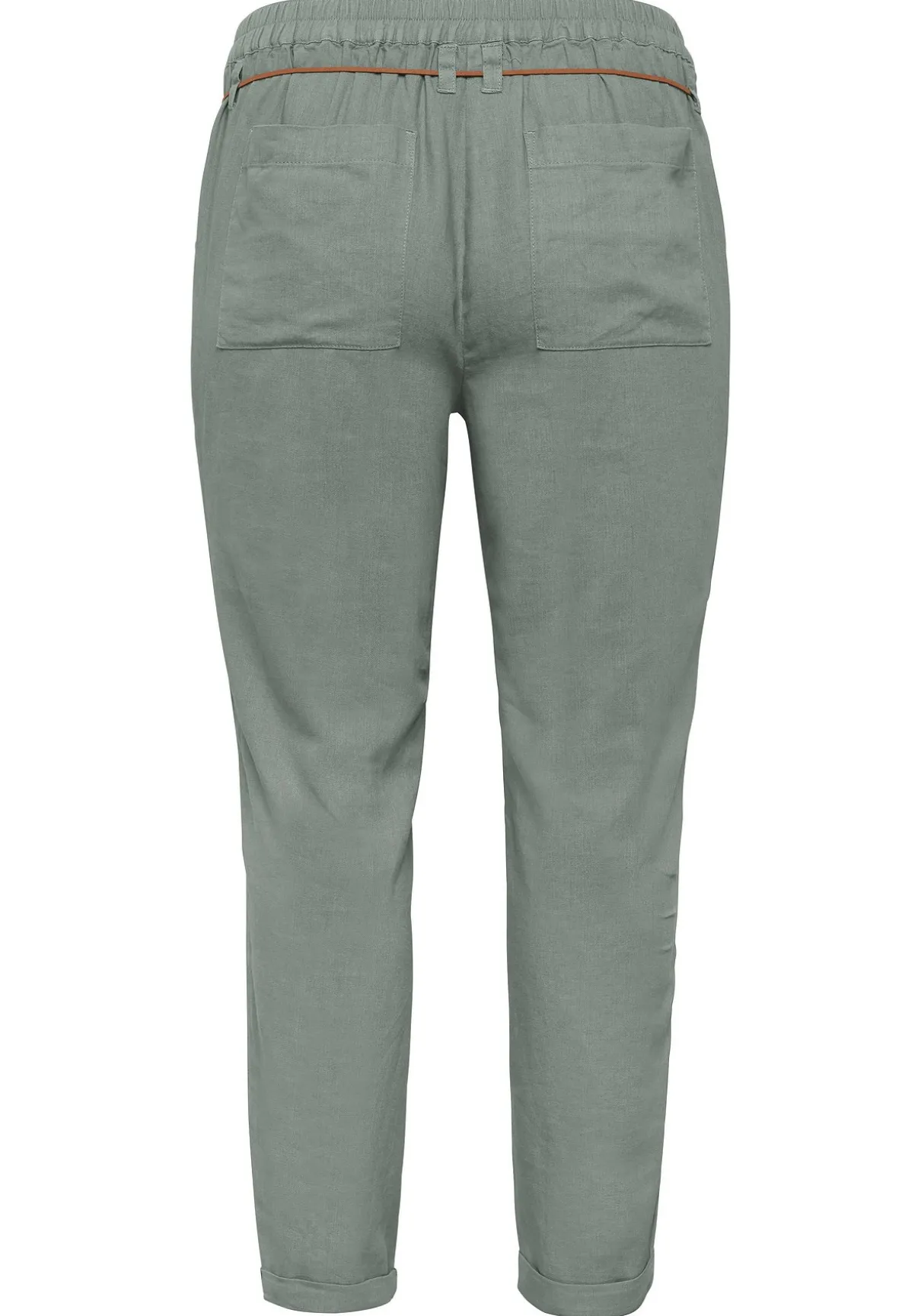 Schlupfhose im Leinen-Mix.