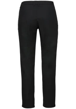 Schmal zulaufende Chinohose mit Bundfalten