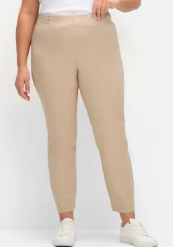 Schmale Bengalin-Schlupfhose mit dekorativem Bund