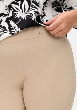 Schmale Bengalin-Schlupfhose mit dekorativem Bund