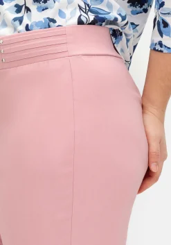 Schmale Bengalin-Schlupfhose mit dekorativem Bund