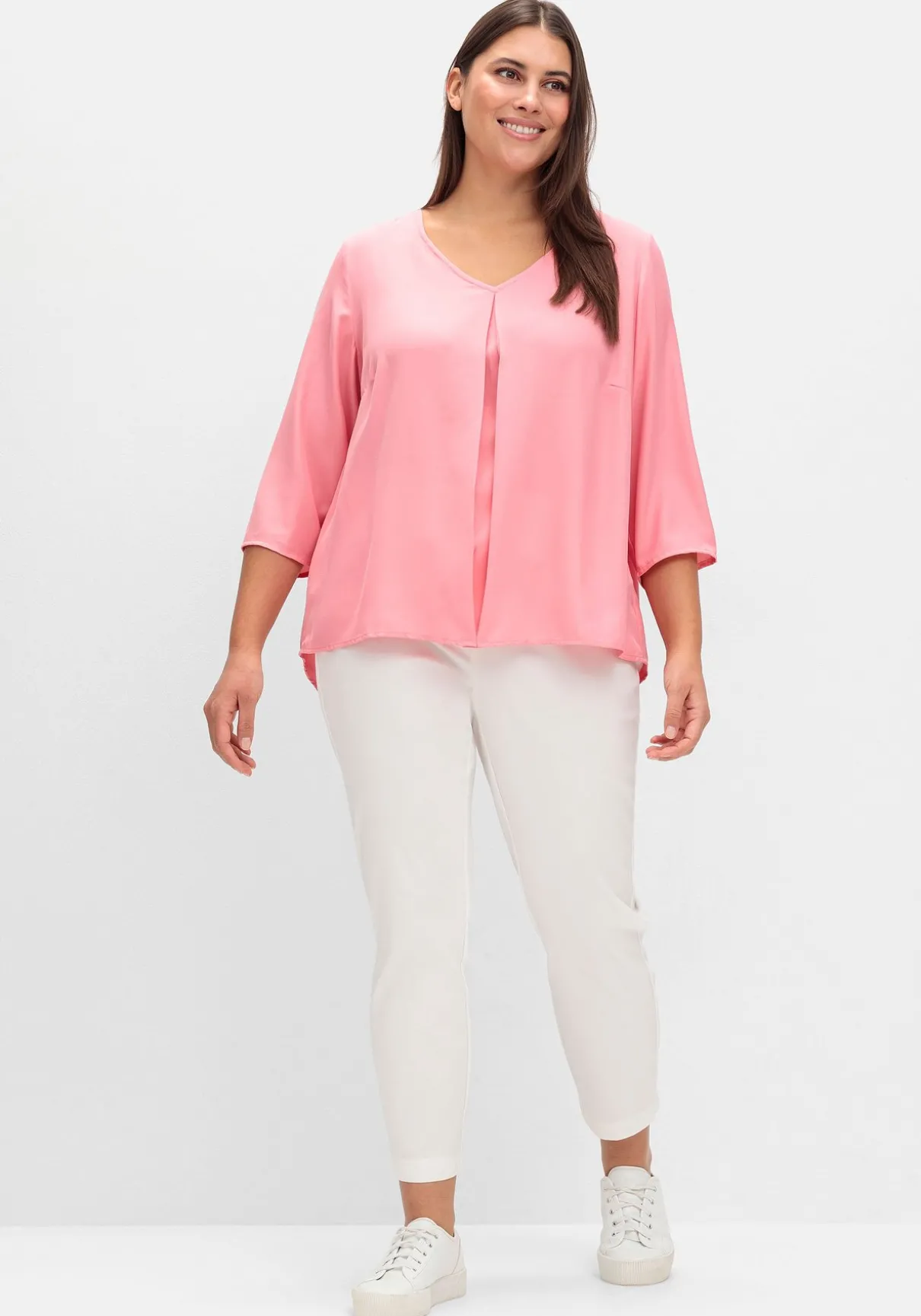 Schmale Bengalin-Schlupfhose mit dekorativem Bund