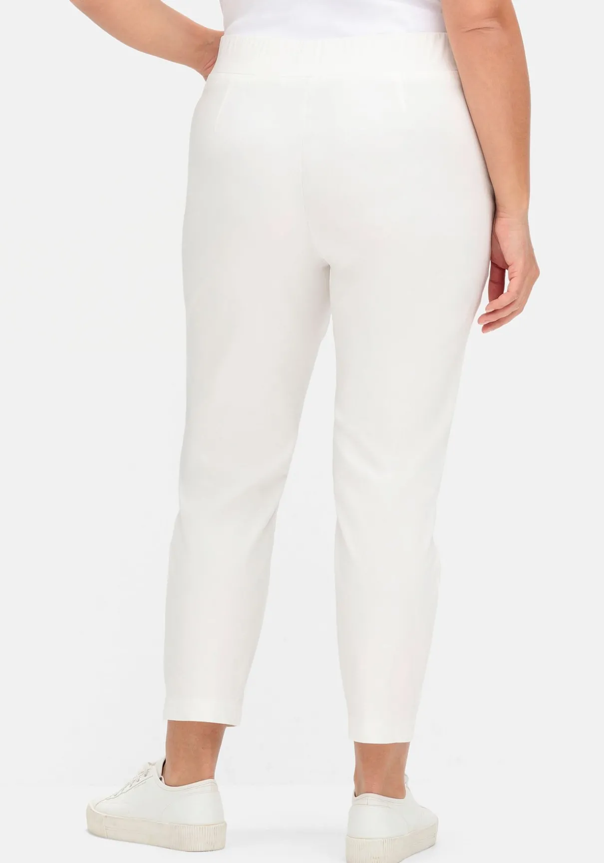 Schmale Bengalin-Schlupfhose mit dekorativem Bund