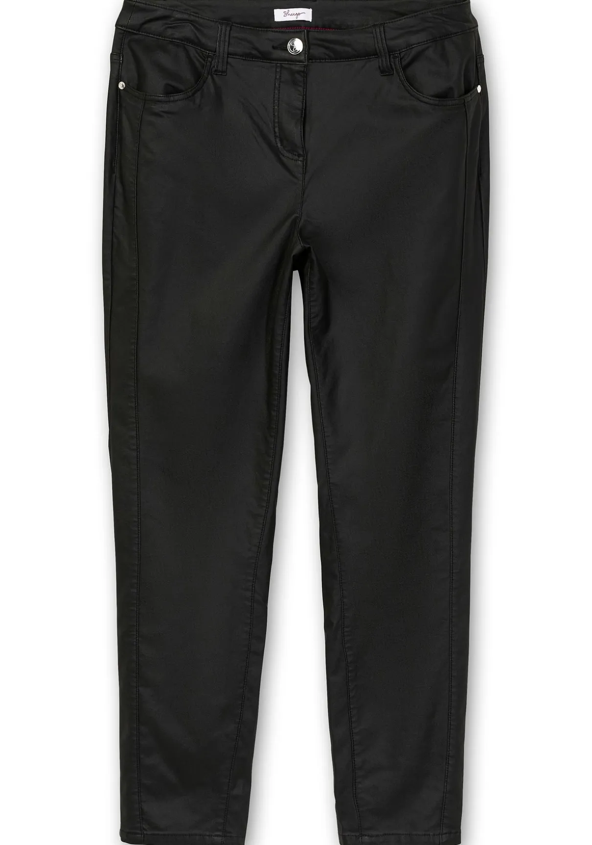 Schmale beschichtete Thermohose, innen angeraut