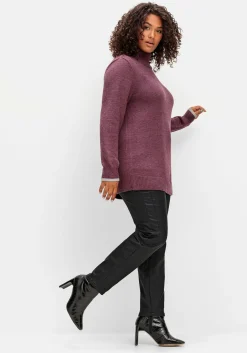 Schmale beschichtete Thermohose, innen angeraut