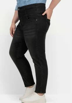Schmale High-Waist-Jeans in Curvy-Schnitt ANNE