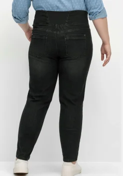 Schmale High-Waist-Jeans in Curvy-Schnitt ANNE