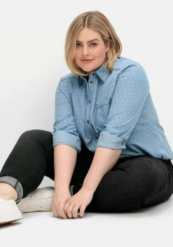 Schmale High-Waist-Jeans in Curvy-Schnitt ANNE