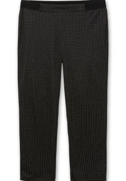 Schmale Hose mit grafischem Muster und Stretchbund