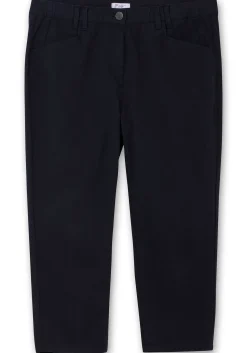 Schmale 7/8-Hose mit Gummibund