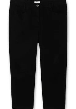 Schmale 7/8-Hose mit Gummibund