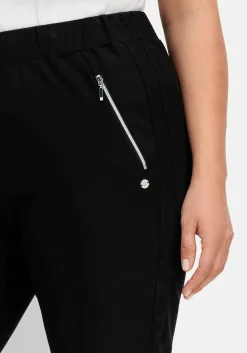Schmale Hose mit Stretchbund, aus Scuba-Qualität