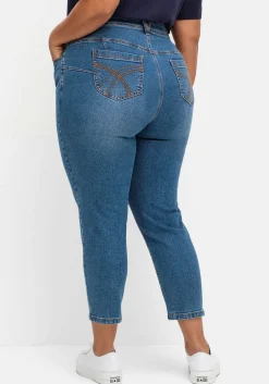 Schmale 7/8-Jeans im Curvy-Schnitt SUSANNE