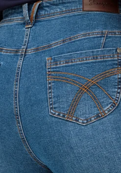 Schmale 7/8-Jeans im Curvy-Schnitt SUSANNE