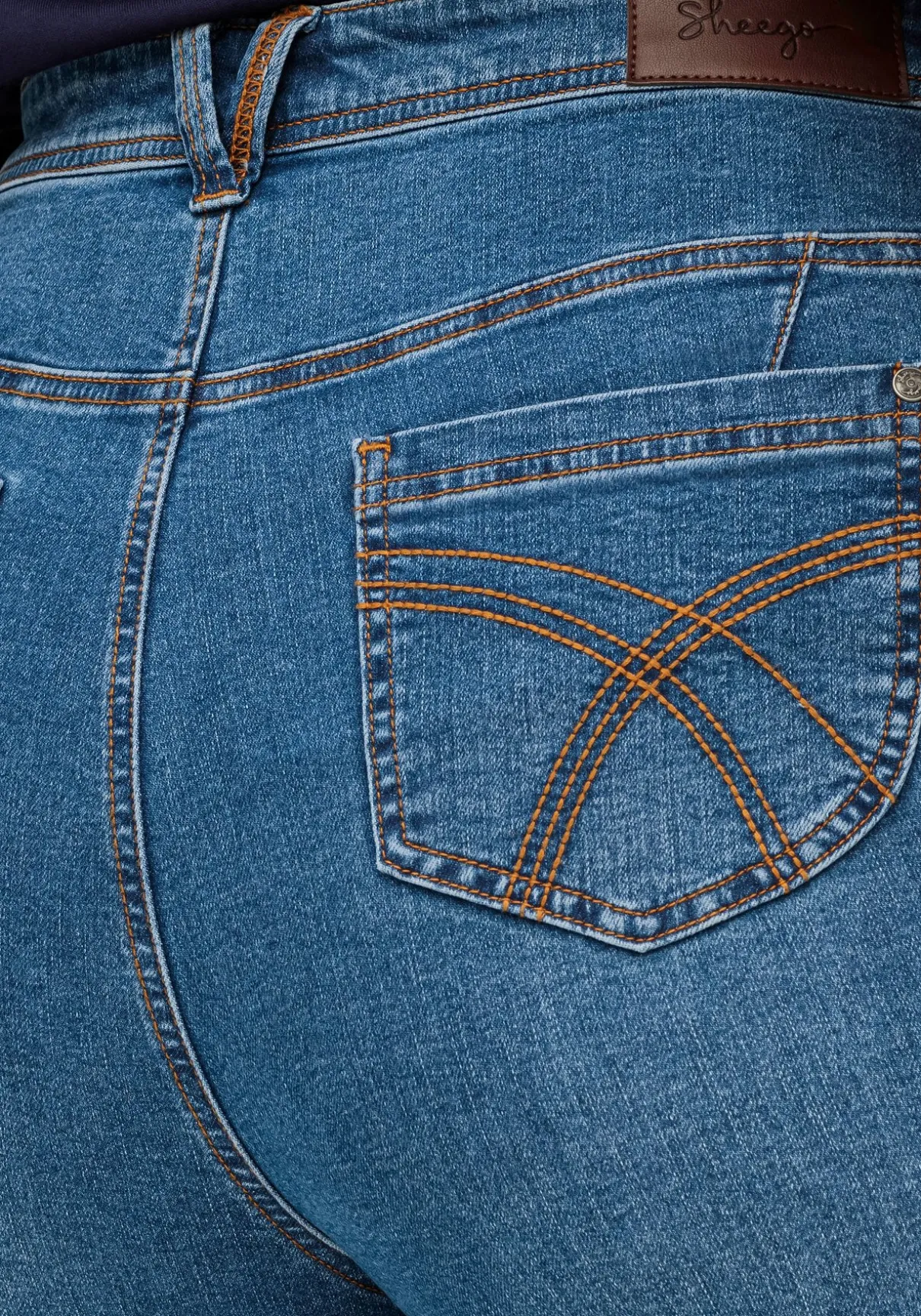 Schmale 7/8-Jeans im Curvy-Schnitt SUSANNE