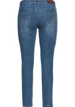 Schmale Jeans im Curvy-Schnitt SUSANNE