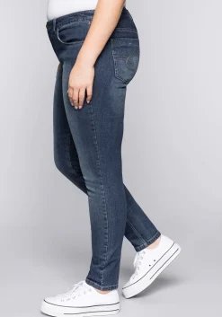 Schmale Jeans im Curvy-Schnitt SUSANNE