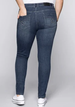 Schmale Jeans im Curvy-Schnitt SUSANNE