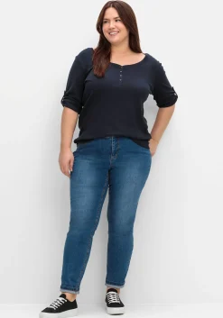 Schmale Jeans in Curvy-Schnitt VERENA