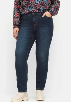 Schmale Jeans in Curvy-Schnitt PIA, in 5-Pocket-Form