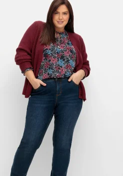 Schmale Jeans in Curvy-Schnitt PIA, in 5-Pocket-Form